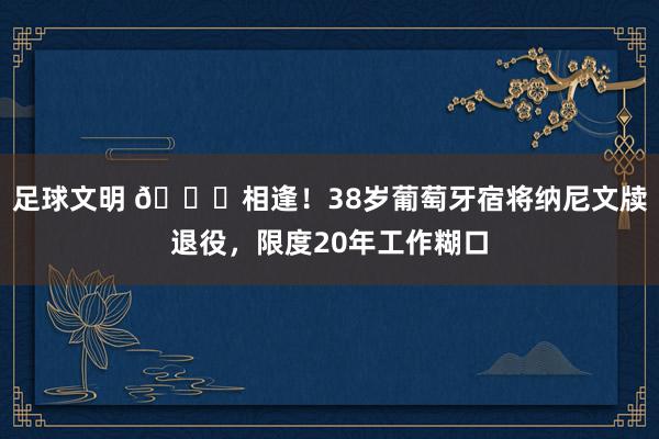 足球文明 👋相逢！38岁葡萄牙宿将纳尼文牍退役，限度20年工作糊口